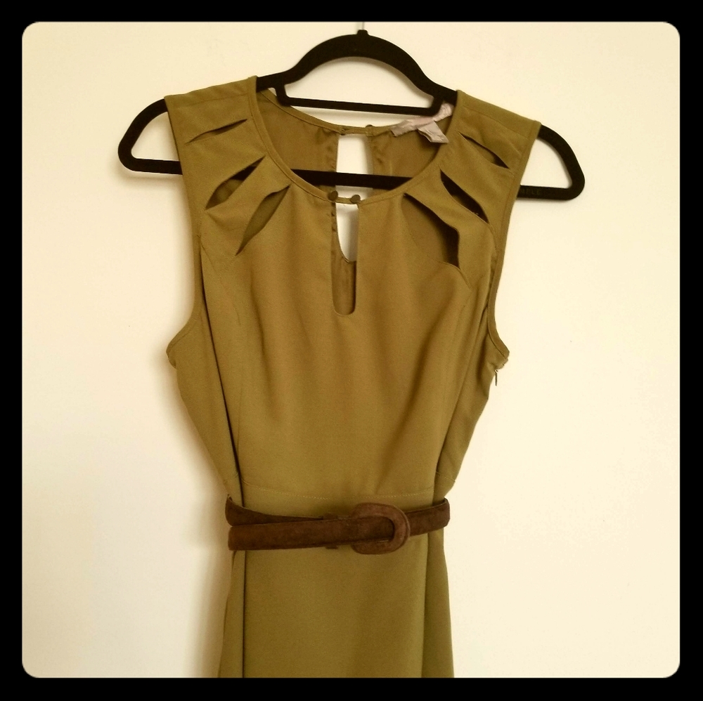 Love21 Olive Pencil Dress